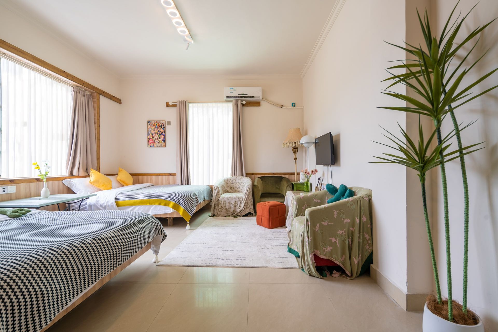 深圳较场尾海边9房13床网红明星风独栋民宿-沈腾和苏琪住过这套接近1年